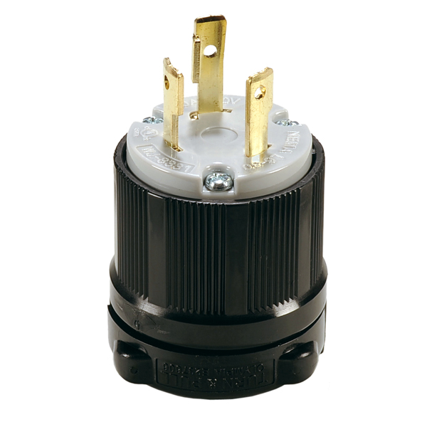 TWIST-LOCK NEMA L6-30P User Attachable Replacement Plug