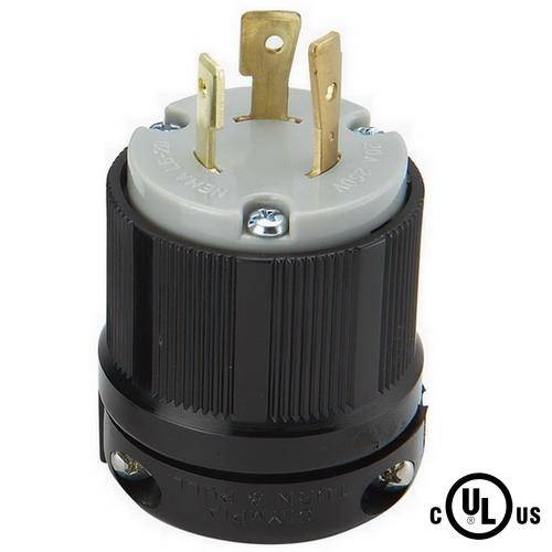 TWIST-LOCK NEMA L6-20P User Attachable Replacement Plug