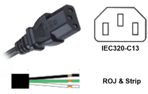 C Connector To Roj And Strip Photo Image And Line Art . . . . . . - Webber Electronics