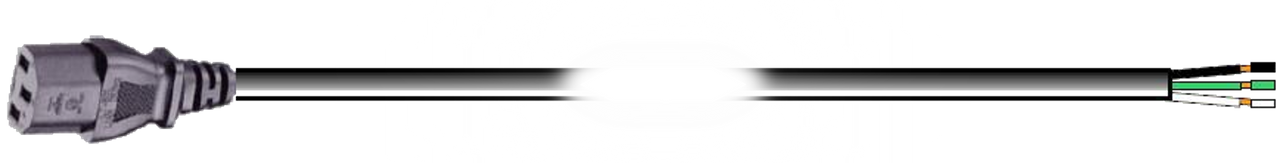 C To Roj And Strip Power Cord Photo Image . . . - Webber Electronics