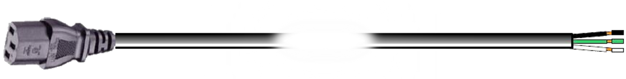 C To Roj And Strip Power Cord Photo Image . . . . . . - Webber Electronics